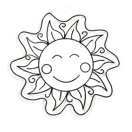 Hello Hobby Ready-to-Paint Smiling Sun Suncatcher