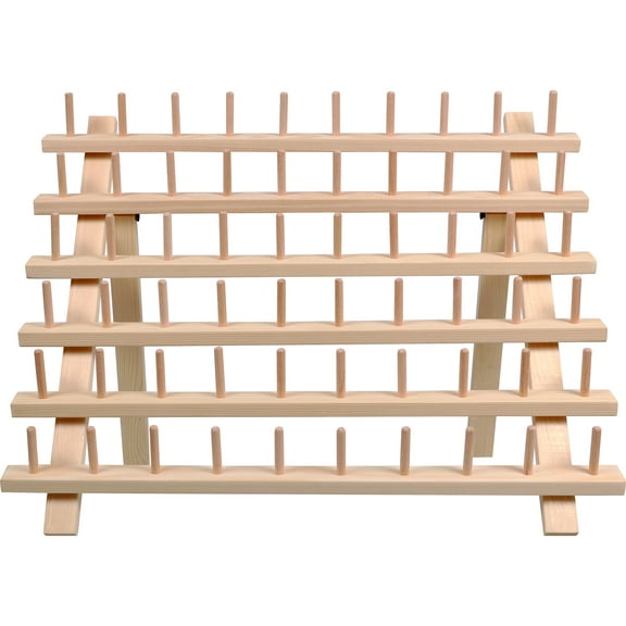 Hello Hobby Wood Thread Spool Rack, Holds 60 Spools