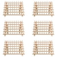 thumbnail image 1 of Hello Hobby Sewing Thread Spool Organizing Storage Rack, Holds 60 Spools (6 Count), 1 of 4
