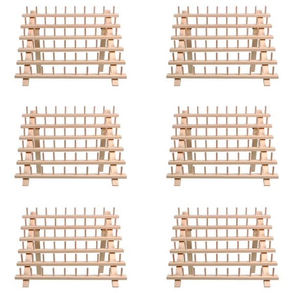 Hello Hobby Sewing Thread Spool Organizing Storage Rack, Holds 60 Spools (6 Count)