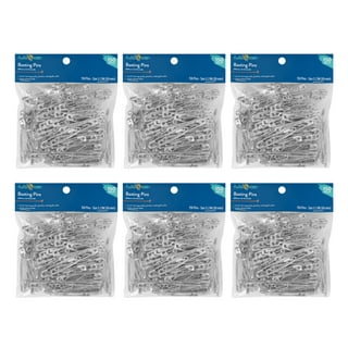 3 Inch Extra Large Big Silver Safety Pins Size 7 - 60 Pieces