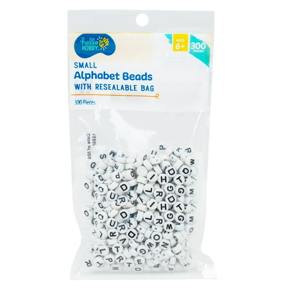 Hello Hobby Small Alphabet Beads, Boys and Girls, Child, Ages 6+