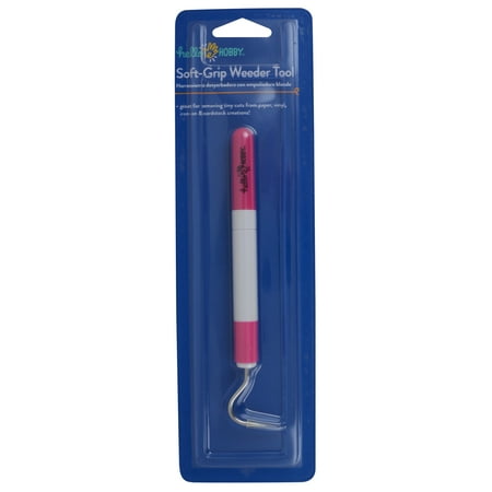 Hello Hobby Pink Soft Handle Craft Weeder Tool with Comfortable Grip for Precision Tasks