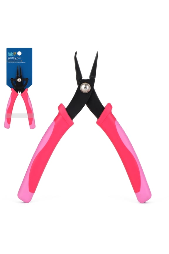 Split Ring Pliers Jewelry Making & Craft Tool for Opening Split Rings, Jump Rings & Attaching Charms