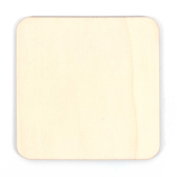 Hello Hobby Square Wood Shape, 0.09 lbs