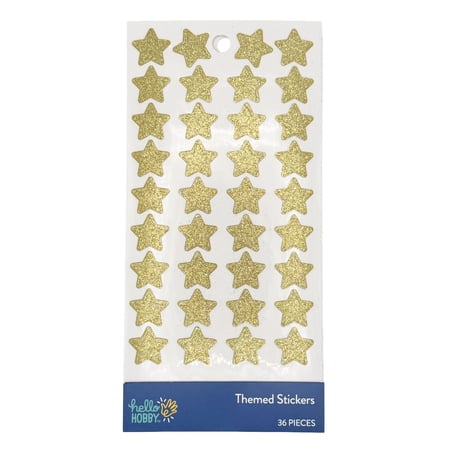 Hello Hobby Sticker Sheet - Glittering Stars