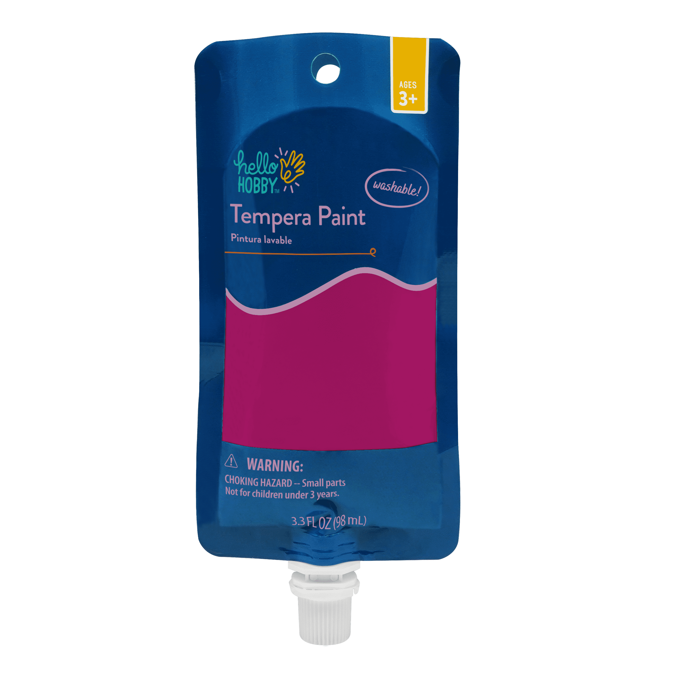 Hello Hobby Tempera Paint, Rose