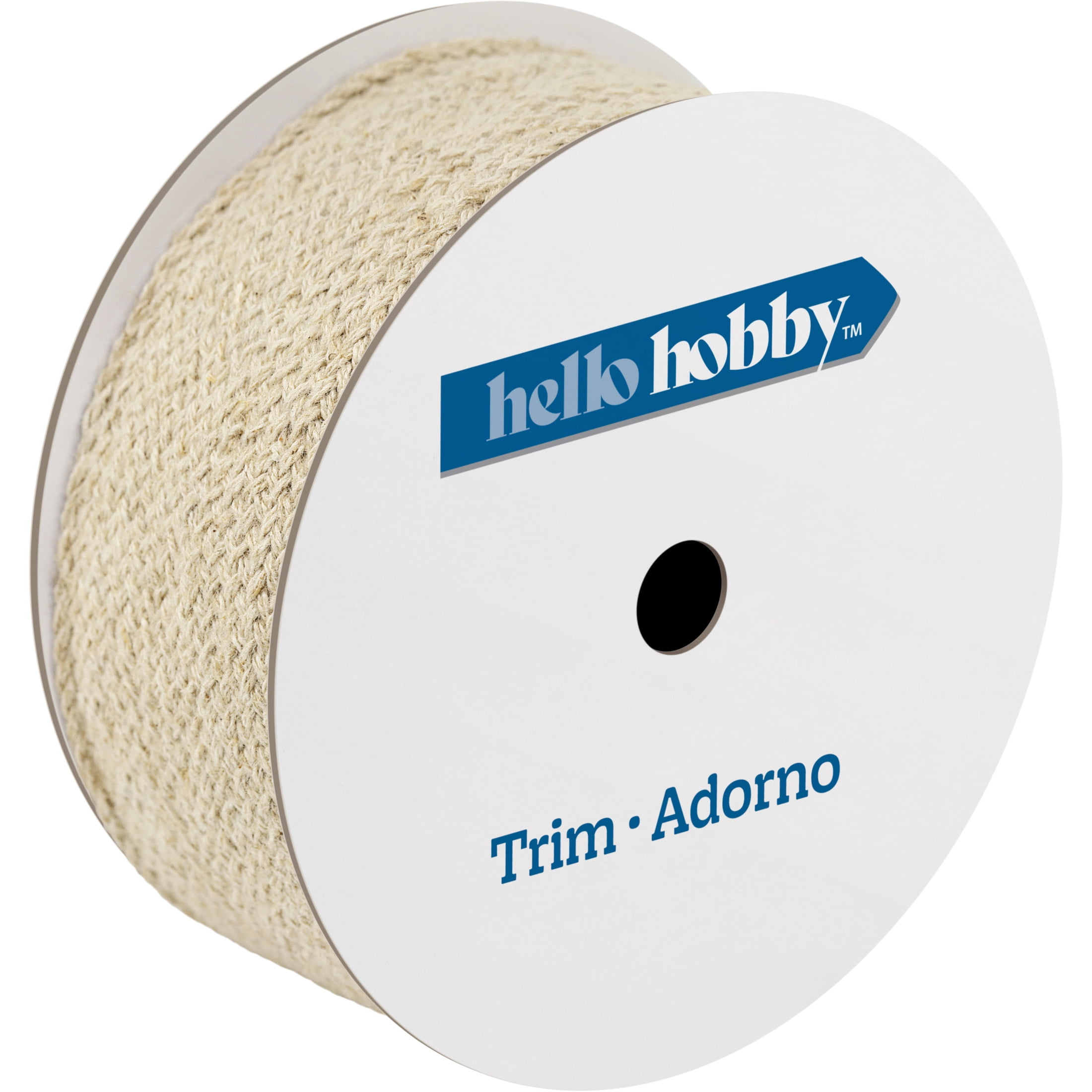 Hello Hobby Natural Linen Cotton Band Sewing Trim 1-1/4 in x 3 yd