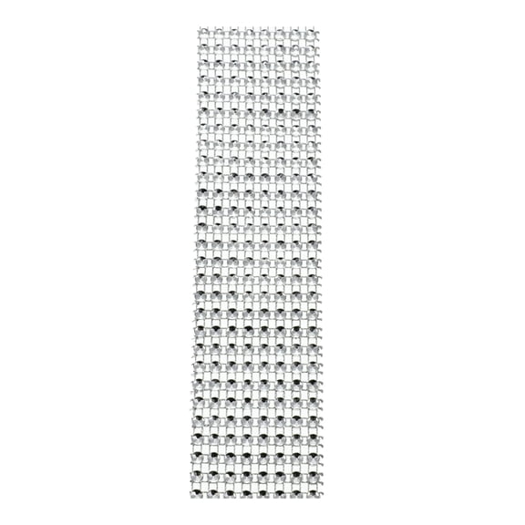 Hello Hobby Trim Rhinestone Silver 1 1/2" Width