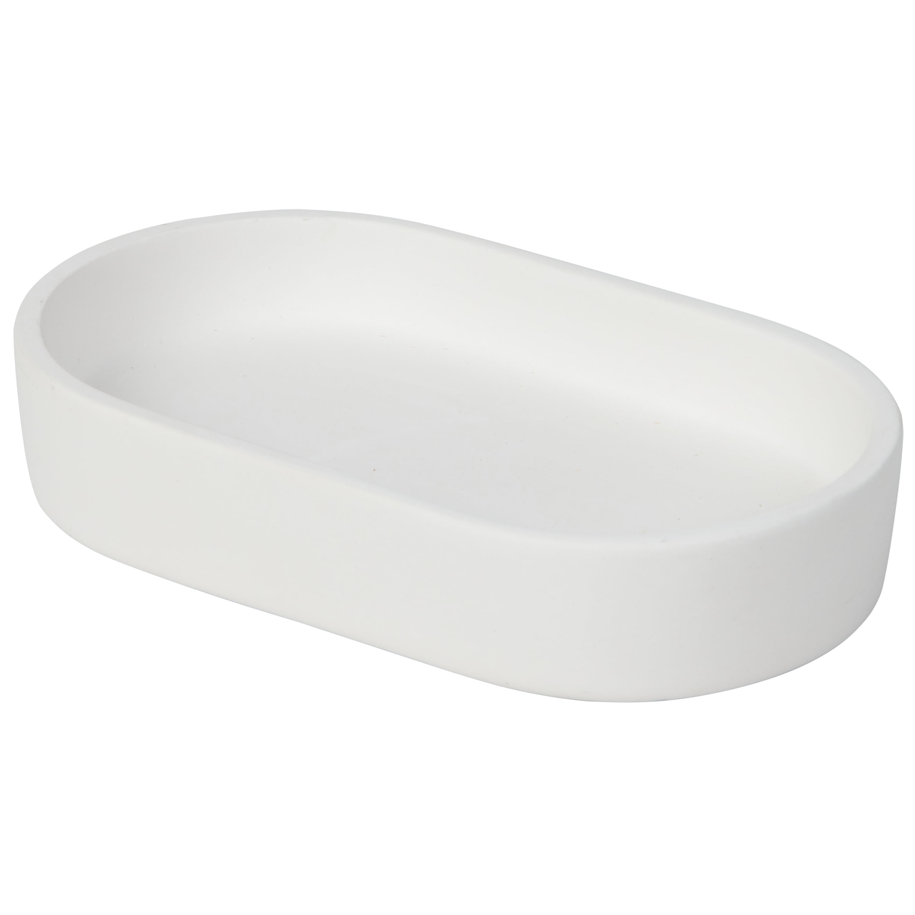 Hello Hobby Trinket Tray, White Ceramic, Ready to Paint 3"x5" Oval