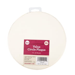 Hello Hobby 7" Round Unfinished Wood Circle Plaque