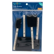 Hello Hobby - 4pc Variety Craft Foam Brush Set, 1", 2", 3"
