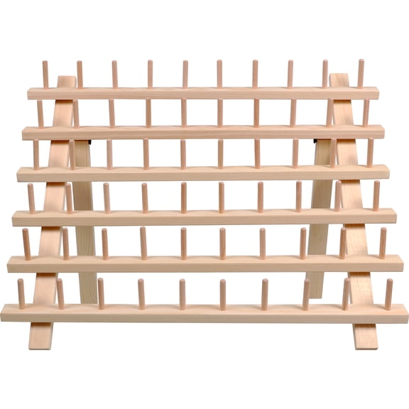 Hello Hobby Wood Thread Spool Rack, Holds 60 Spools