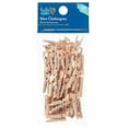 thumbnail image 1 of Hello Hobby Wood and Metal Clothespins, Brown and Silver, 50 Count, 1 of 4