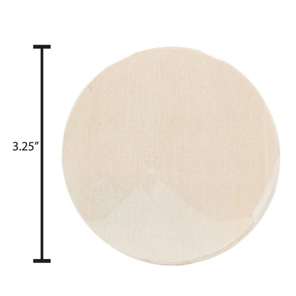 Hello Hobby Wooden Circles, 6-Pack