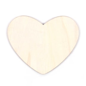 Hello Hobby Wooden Heart Shape, 0.07 lbs