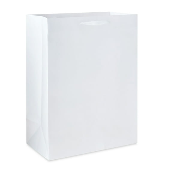 Hello Hobby X‑Large White Paper Bags, 10" x 13", 10 Count