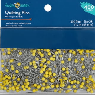 Happon Sewing Pins 250pcs 1.5 Inch Straight Corsage Colored Pearl Head  Stick Pins for Quilting, Fabric, Silk, Dressmaker & Decoration – Straight  Multi-Purpose Ball Pins 