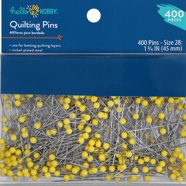 Dritz Épingles Pour Applique Tête Trempée Blanche - 150 Pièces, Taille 12, Idéales Pour Travaux De Couture Et Quilting