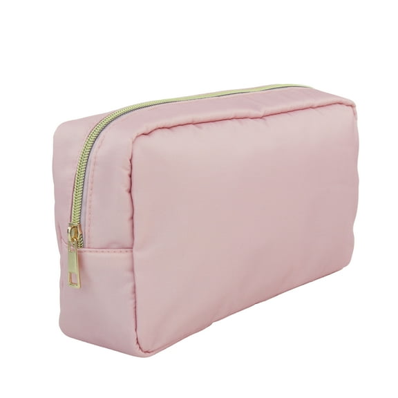 Hello Hobby Zippered Customizable Nylon Storage Bag, Medium, Pink