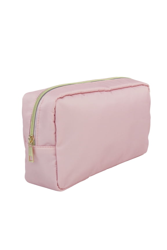 Zippered Customizable Nylon Storage Bag, Medium, Pink