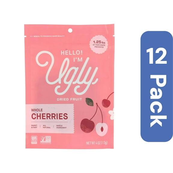 Hello, I'm Ugly Upcycled Dried Cherries 4 oz (Pack of 12)
