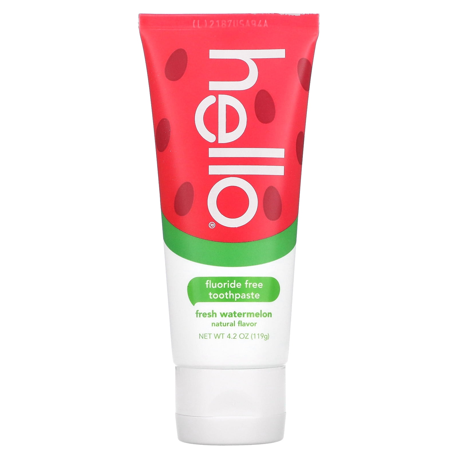 Hello, Kids, Fluoride Free Toothpaste, Fresh Watermelon, 4.2 oz (119 g