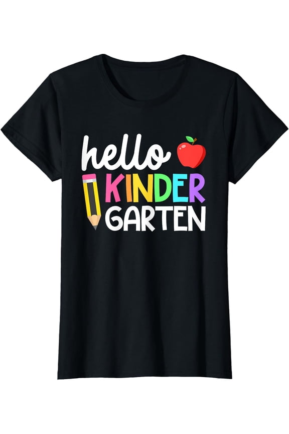 Hello Kindergarten Team Kinder Back to School Teacher T-Shirt