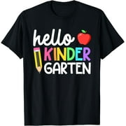 Hello Kindergarten Team Kinder Back to School Teacher s T-Shirt