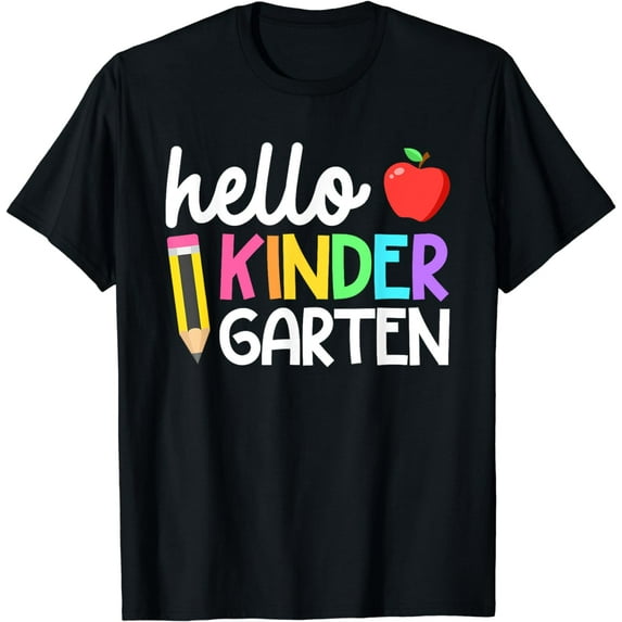 Hello Kindergarten Team Kinder Back to School Teacher s T-Shirt