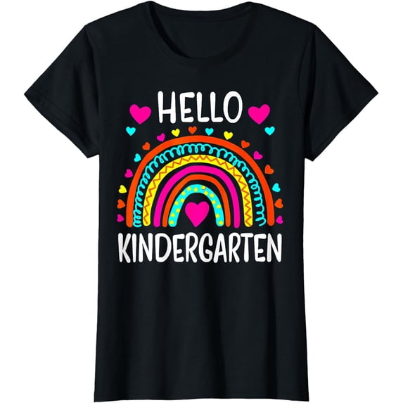Hello Kindergarten Team Squad Back To School Teachers T-Shirt