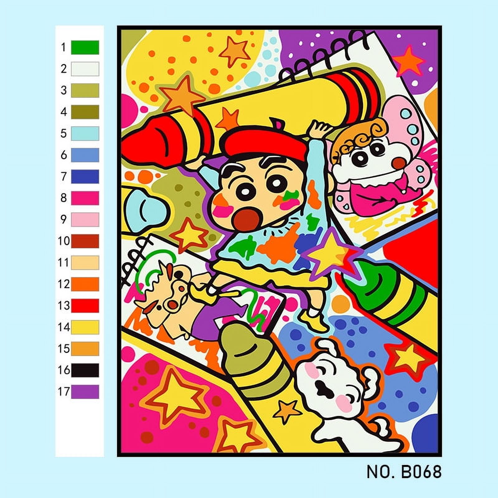 Hello Kitty Oil Painting DIY Painting Children and Adults Use The