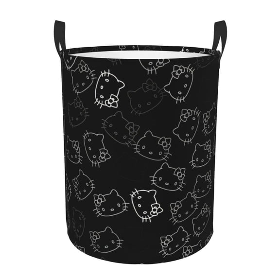 Hello Kit ty Portable Laundry Basket – Oxford fabric, sturdy handles, foldable design for easy storage – Laundry Basket