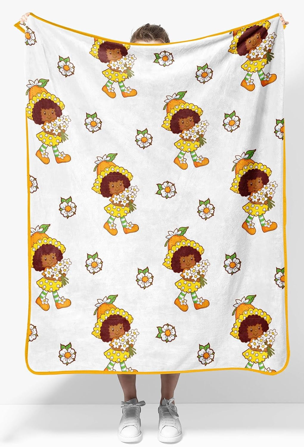 Hello Kitty Rainbow Plush Travel Throw Blanket Measures 40 x 50