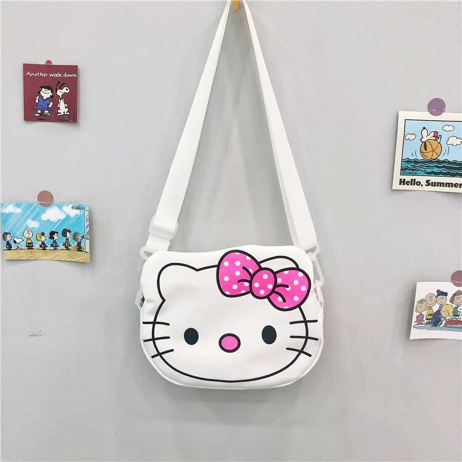 Hello Kittty Kawaii Purses and Handbags Sanrio Kuromi Coin Bags Women
