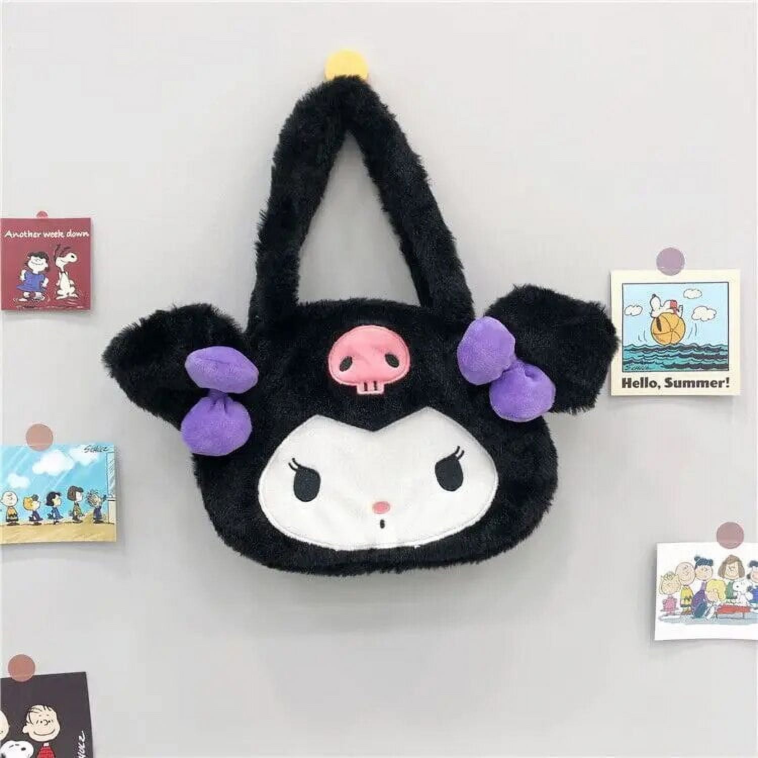 Hello Kittty Kawaii Purses and Handbags Sanrio Kuromi Coin Bags Women
