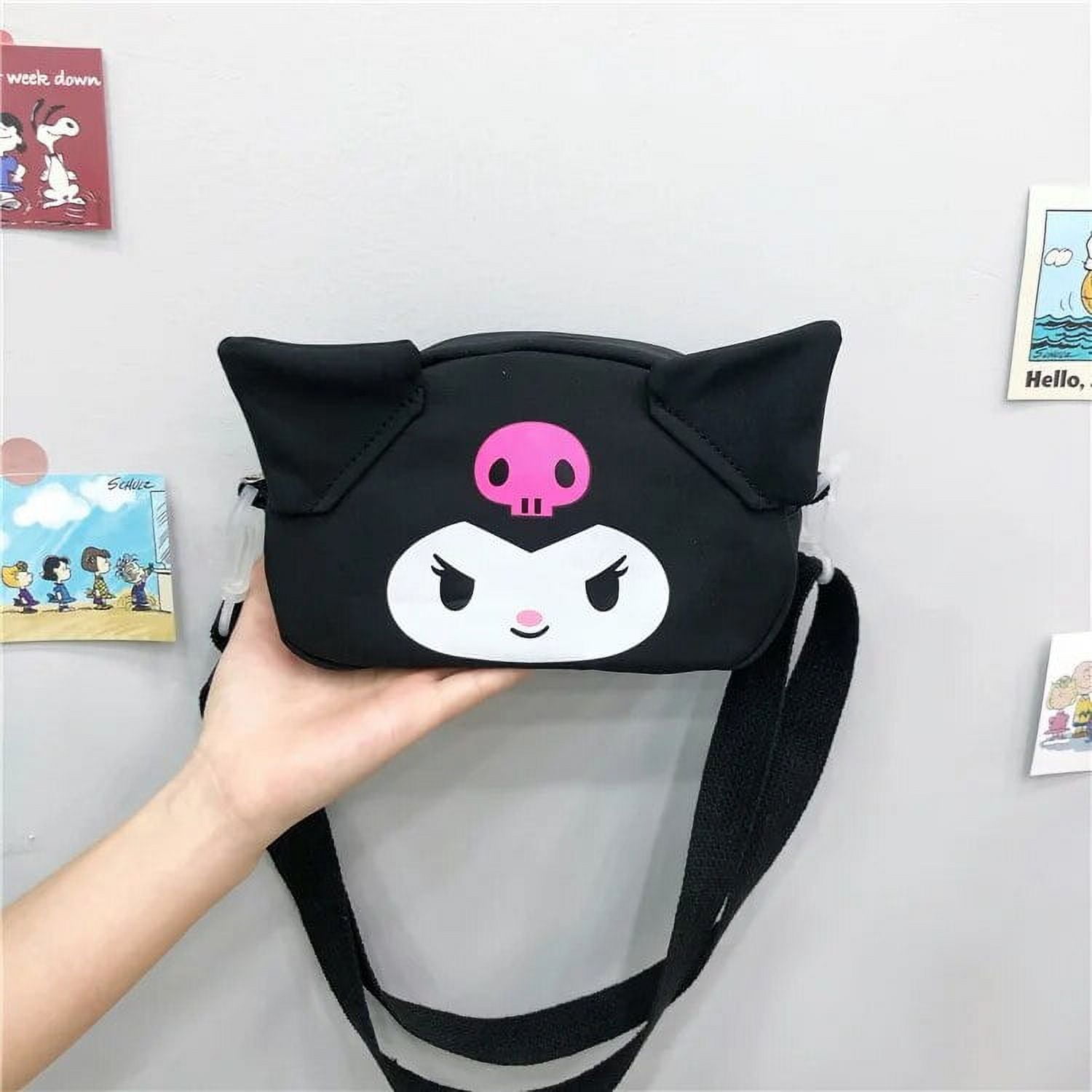 Hello Kittty Kawaii Purses and Handbags Sanrio Kuromi Coin Bags for