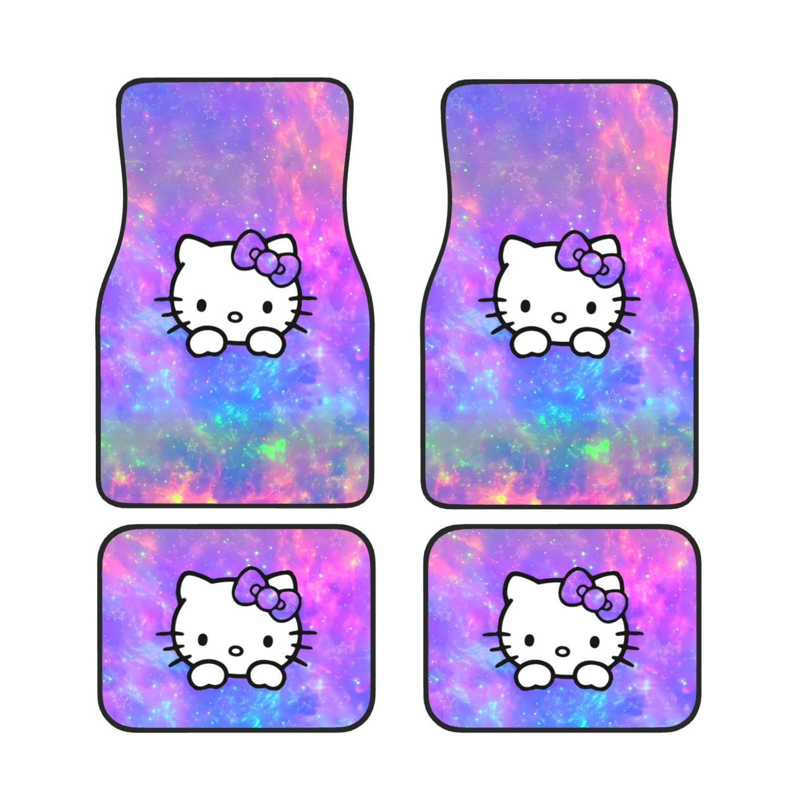 Hello Kitty(12) Car Floor Mats for Front and Rear Foot Pads Car ...