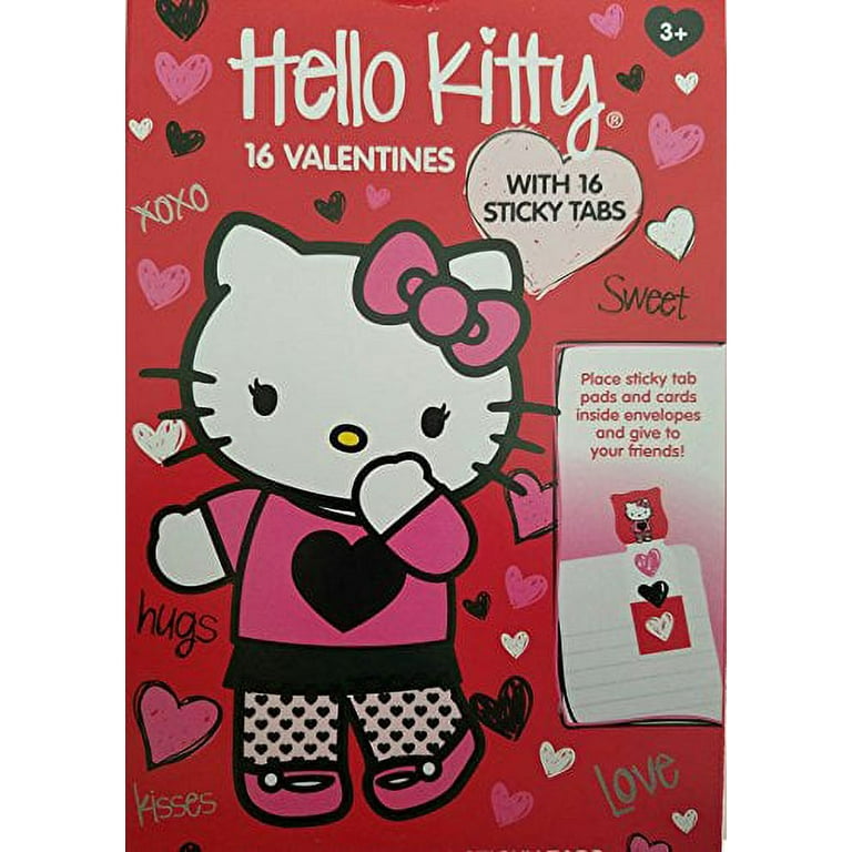 Hello Kitty Angel Heart Valentine Card Set