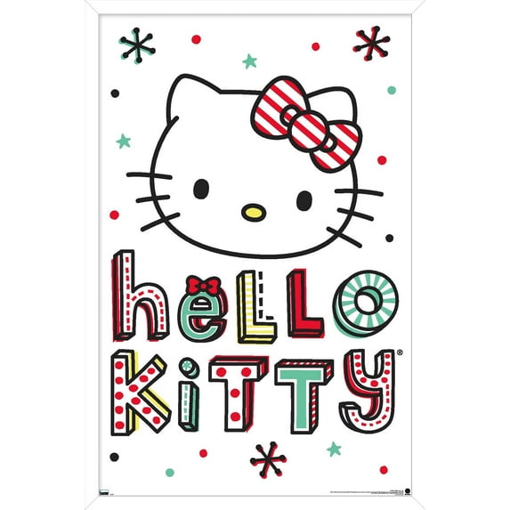 Hello Kitty: 17 Holiday - Cuteness Wall Poster, 22.375" x 34" Framed