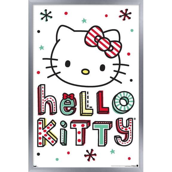 Hello Kitty: 17 Holiday - Cuteness Wall Poster, 22.375" x 34" Framed