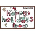 thumbnail image 1 of Hello Kitty: 17 Holiday - Happy Holidays Wall Poster, 22.375" x 34" Framed, 1 of 4