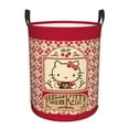 thumbnail image 1 of Hello Kitty(170)Laundry Hamper Large Laundry Basket,38/62L Circular Hamper Dirty Clothes Handles Basket for Kids Room,Home Organizer,Nursery Storage,Baby Hamper,Waterproof Portable Foldable-M, 1 of 5