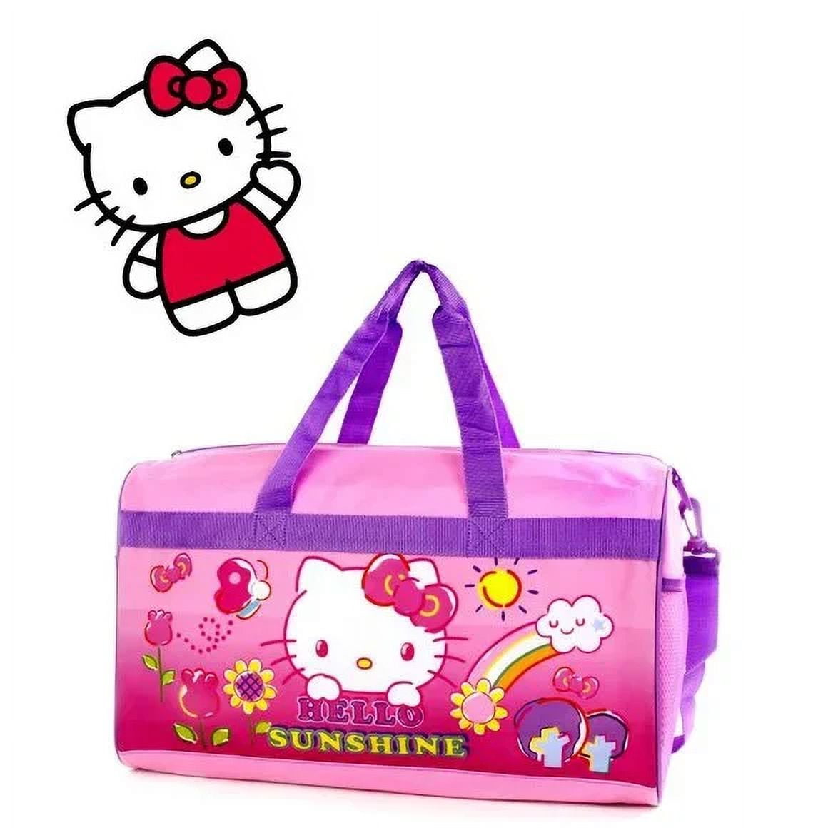 Hello Kitty 18" Duffel Travel Bag Hello Kitty Perfect for Clothes Toys ...