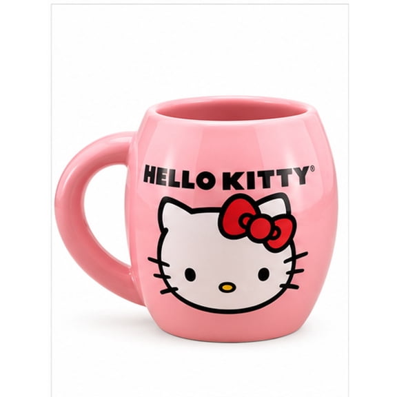 Hello Kitty 18-Ounce Ceramic Oval Mug