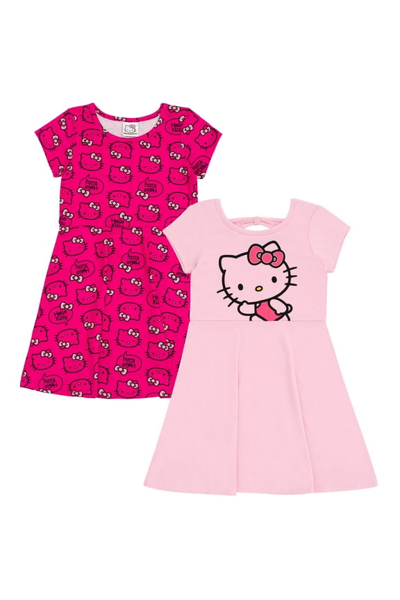 2 Pack Skater Dresses Little Kid to Big