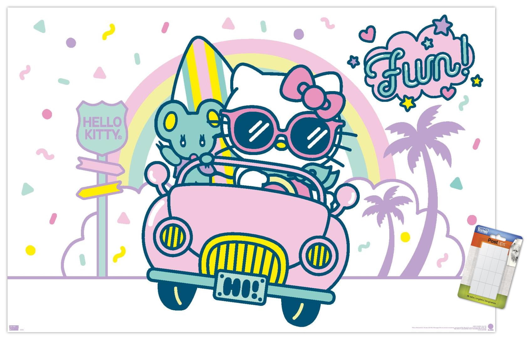 Hello Kitty: 20 Kawaii Vacation - Fun Wall Poster, 14.725
