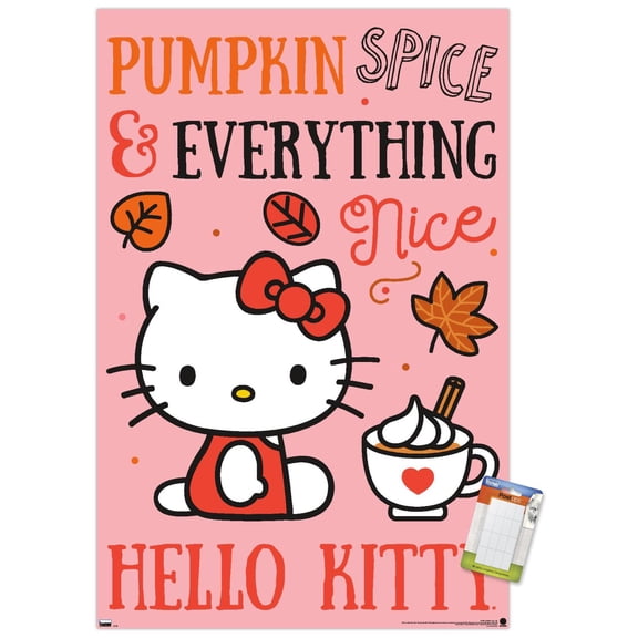 Hello Kitty: 20 Pumpkin - Nice Wall Poster, 22.375" x 34"