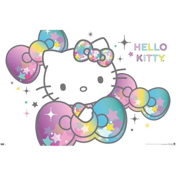 Hello Kitty: 20 Starshine - Bow Wall Poster, 14.725" x 22.375"