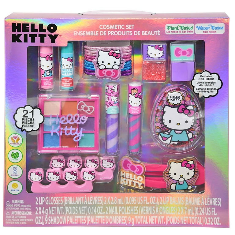 Hello Kitty 20pc Cosmetic Set in Box - Walmart.com